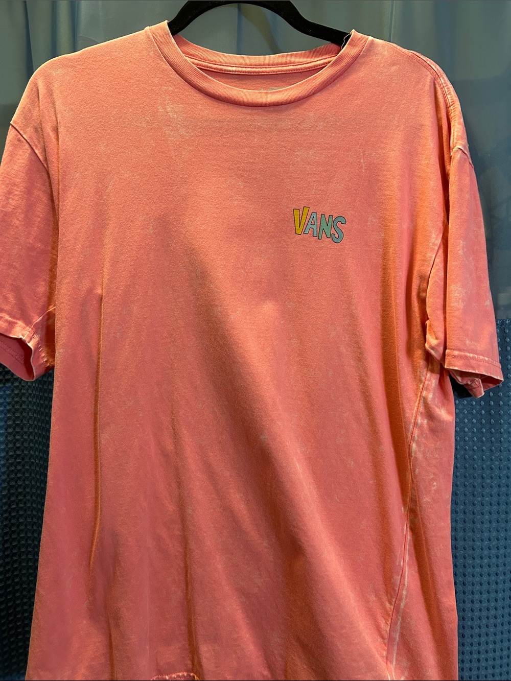 Vans Pink Short Sleeve Logo Tee